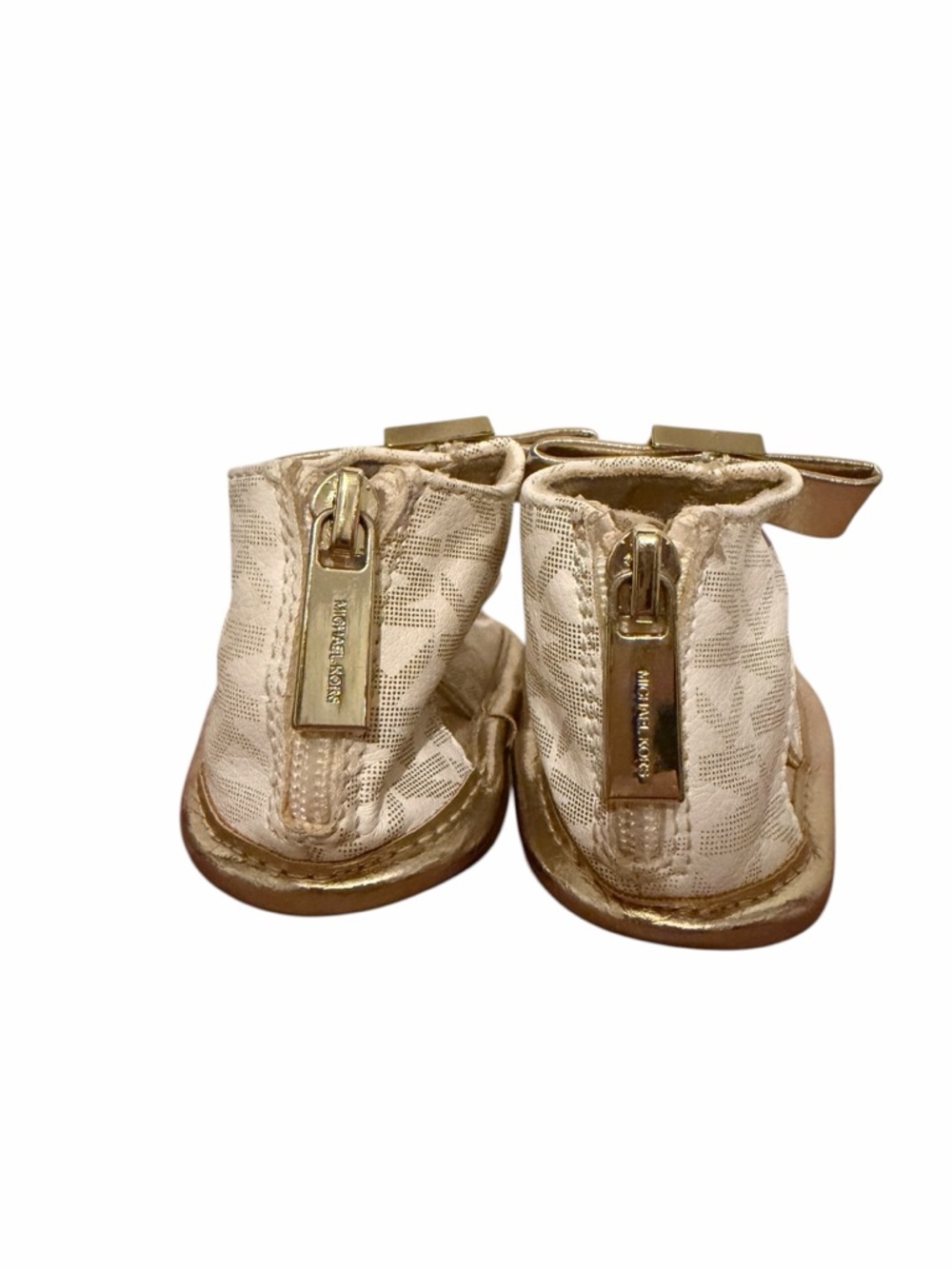 MICHAEL KORS- BABYTILL DAHNIA 3 VANILLA MONO - CRIB SHOES - Picture 3 of 6
